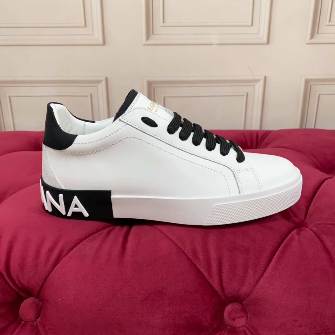 Dolce & Gabbana Calfskin Portofino Sneakers - DopestKickz
