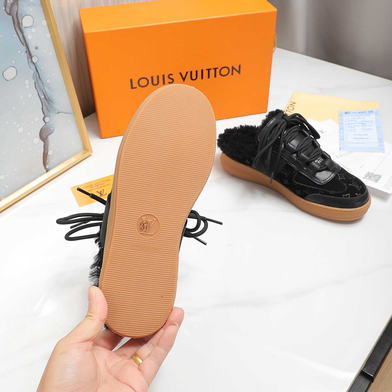 Louis Vuitton Lous Open Back Sneaker - DopestKickz
