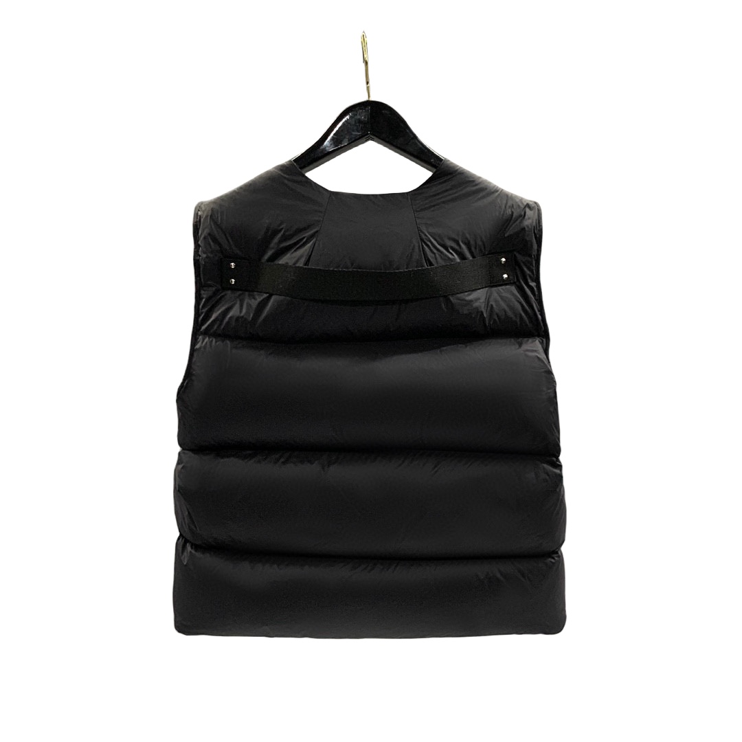 Rick Owens Cargo Sleeveless Puffer Jacket - DopestKickz