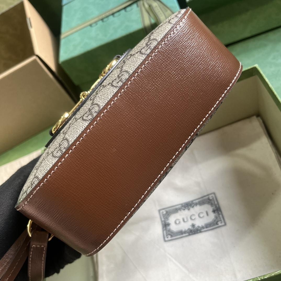 Gucci Horsebit 1955 Small Shoulder Bag (20x 13x 6cm) - DopestKickz