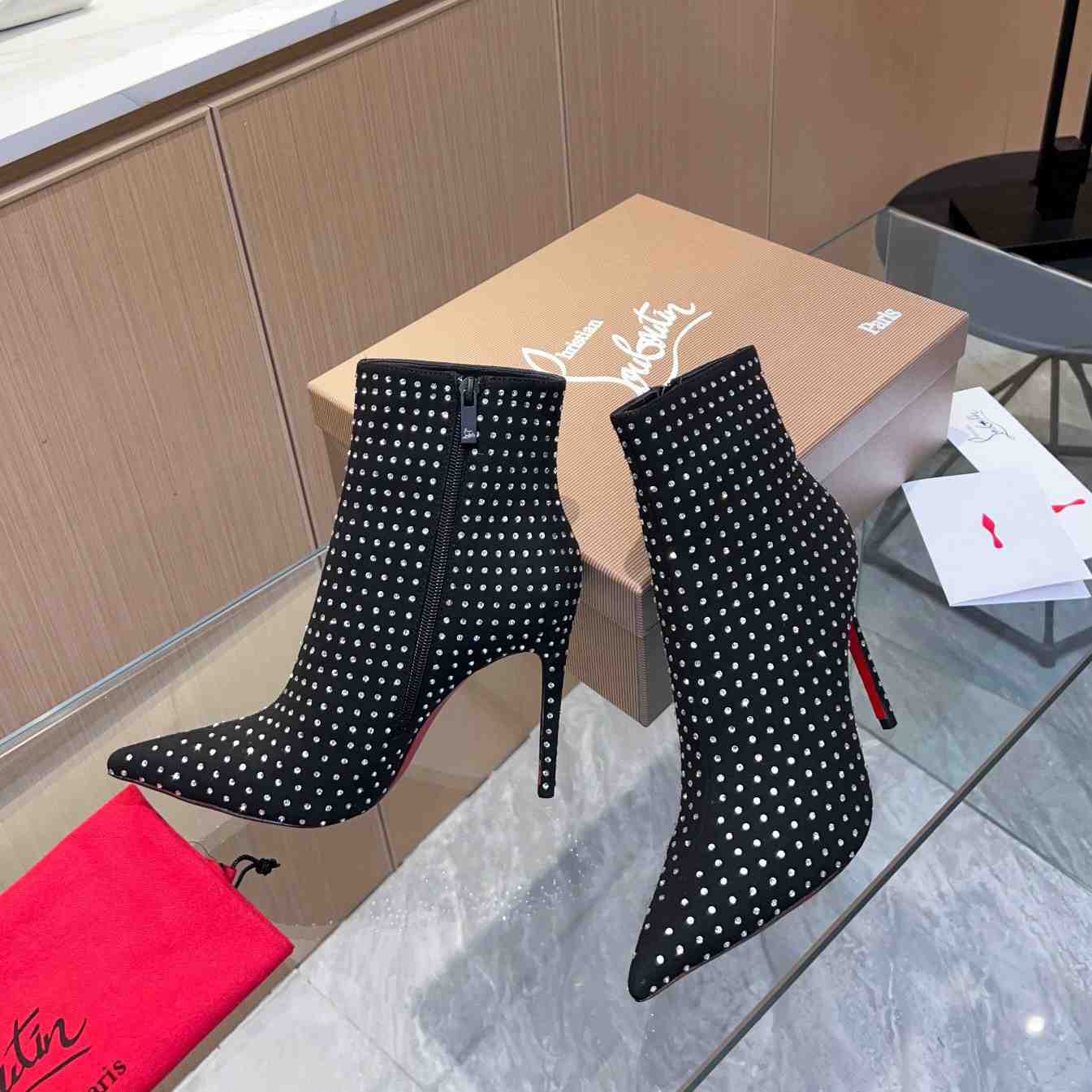 Christian Louboutin So Kate Booty Plume Boots 100 - DopestKickz