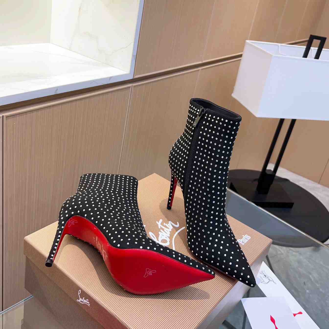 Christian Louboutin So Kate Booty Plume Boots 100 - DopestKickz