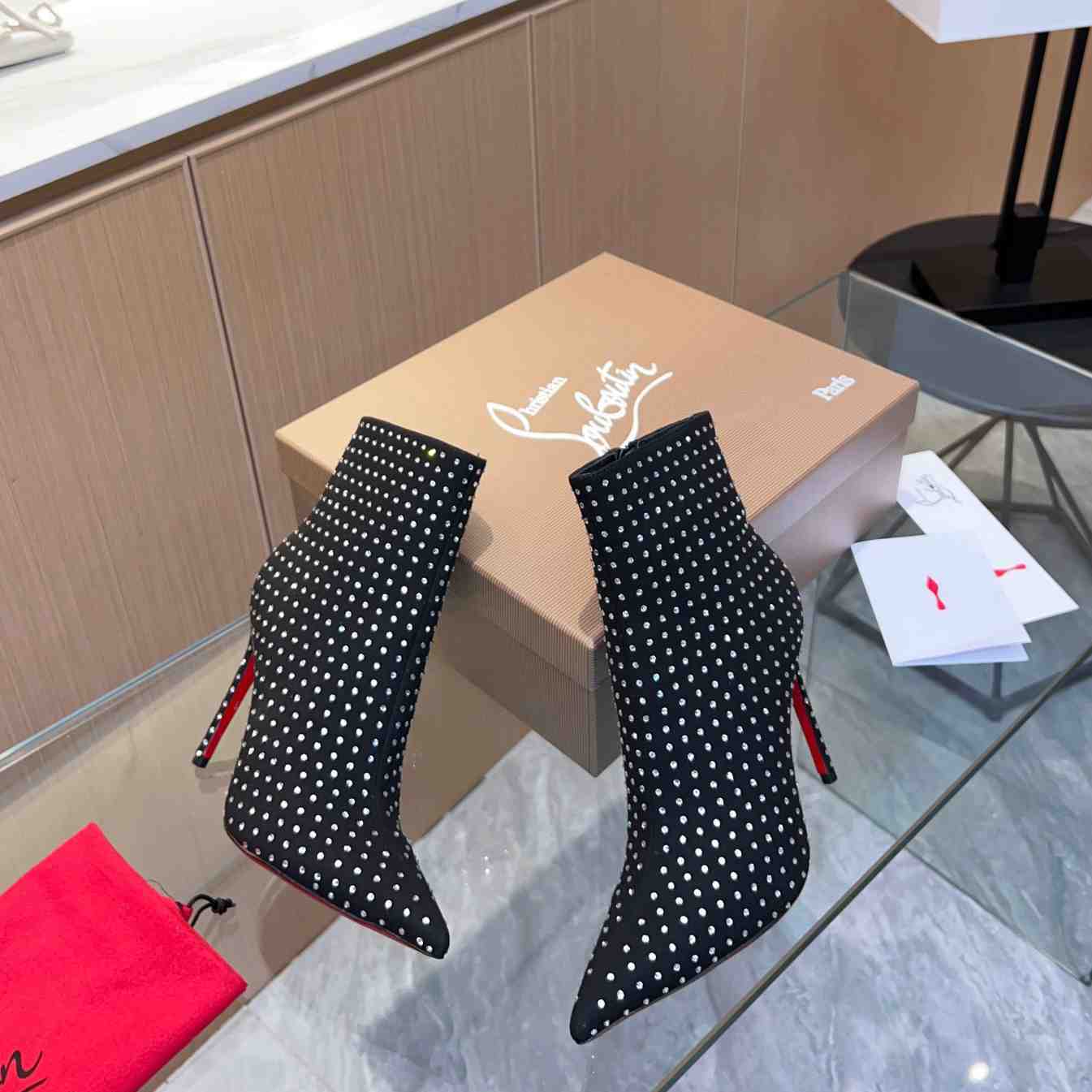 Christian Louboutin So Kate Booty Plume Boots 100 - DopestKickz