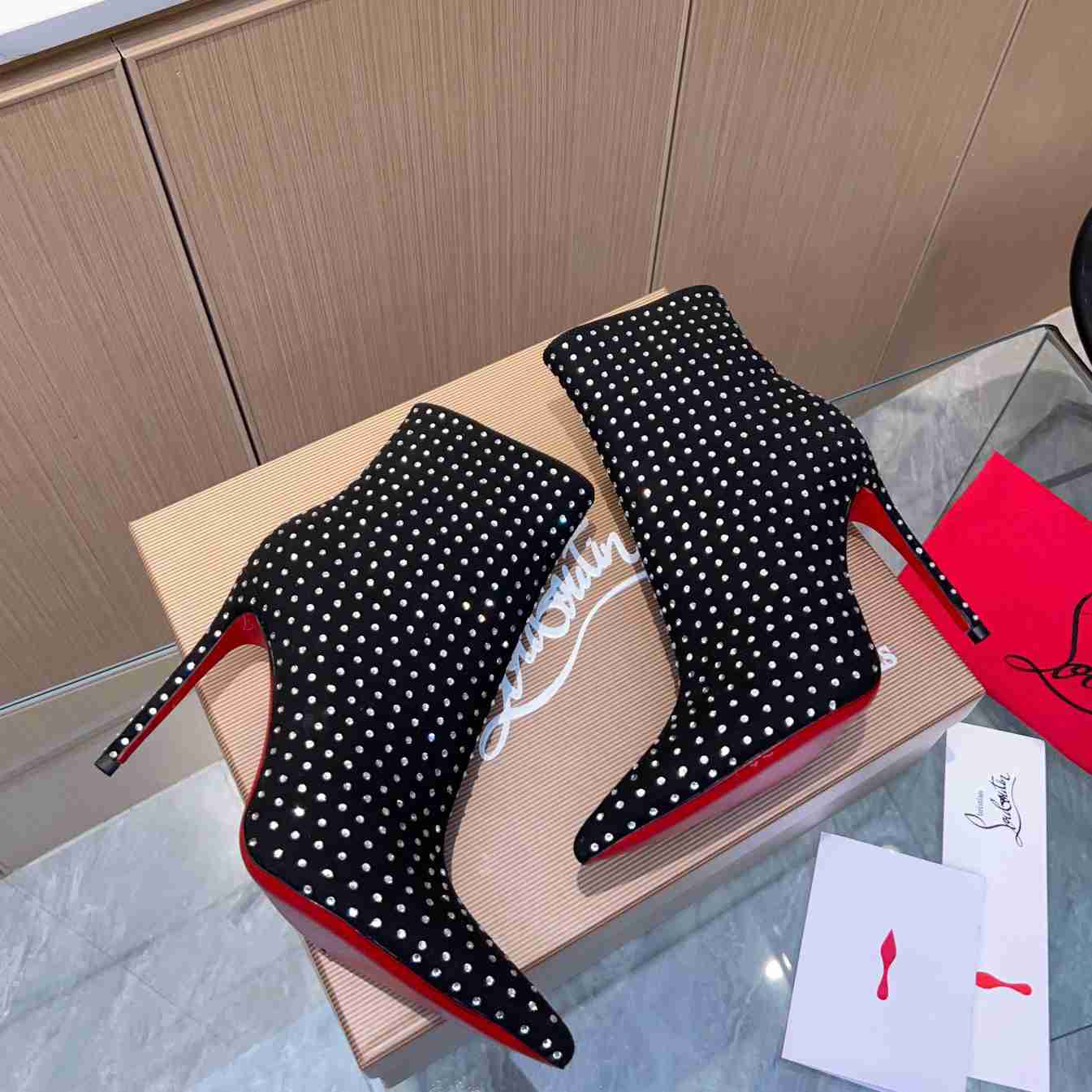 Christian Louboutin So Kate Booty Plume Boots 100 - DopestKickz