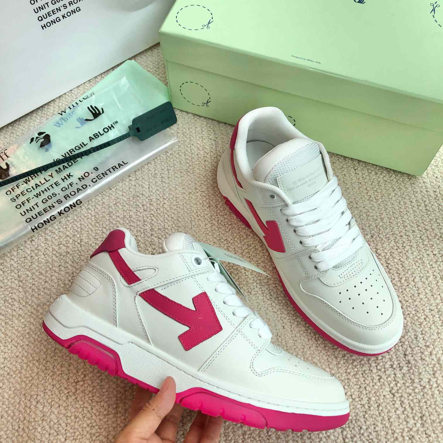 Off White Out Of Office Calf Leather Sneaker - DopestKickz