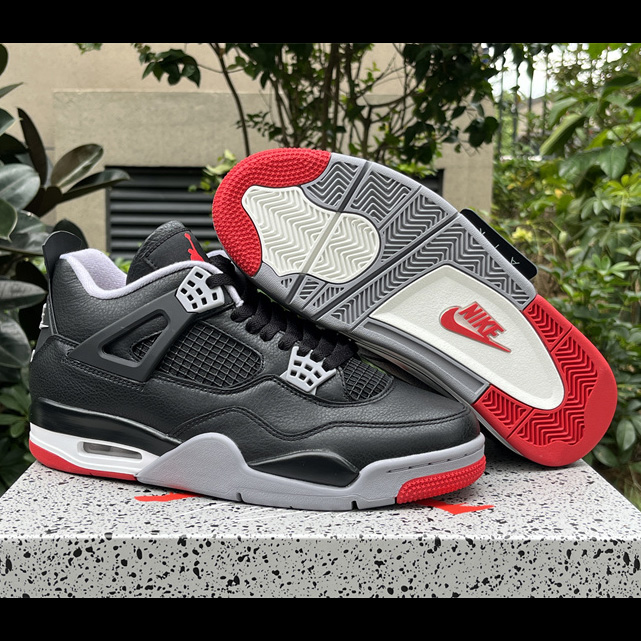Air Jordan 4 "Bred Reimagined" Sneakers    FV5029-006  - DopestKickz
