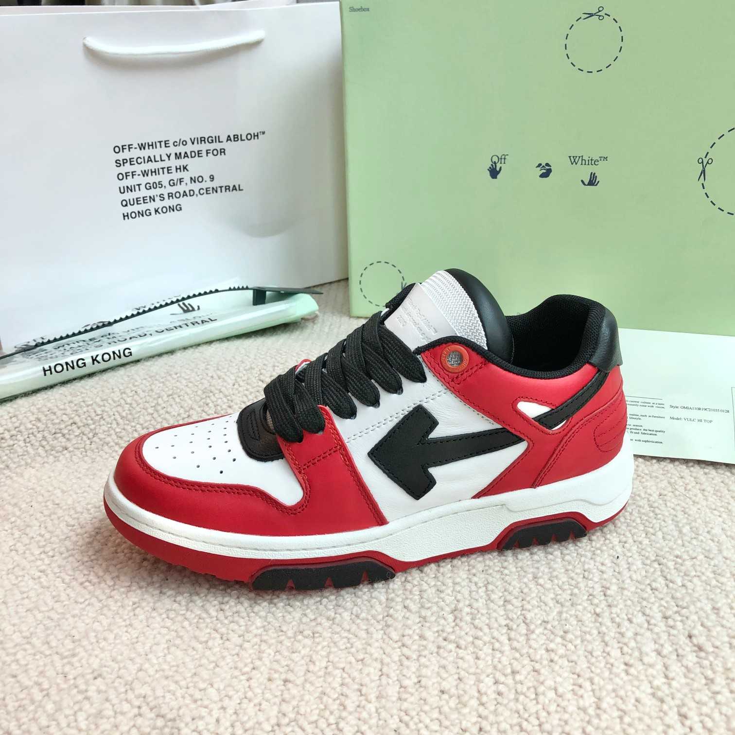 Off White Out Of Office Calf Leather Sneaker - DopestKickz