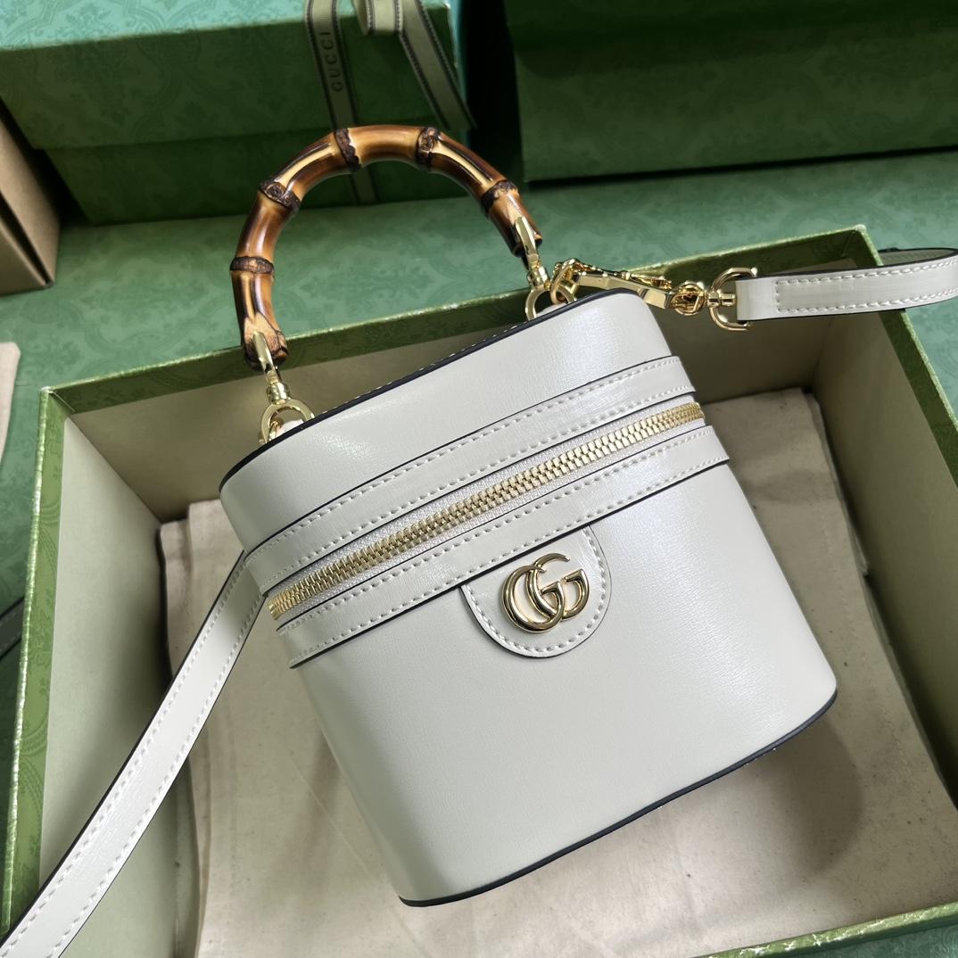 Gucci Mini Bamboo Shoulder Bag (15.5x 13.5x 4cm) - DopestKickz