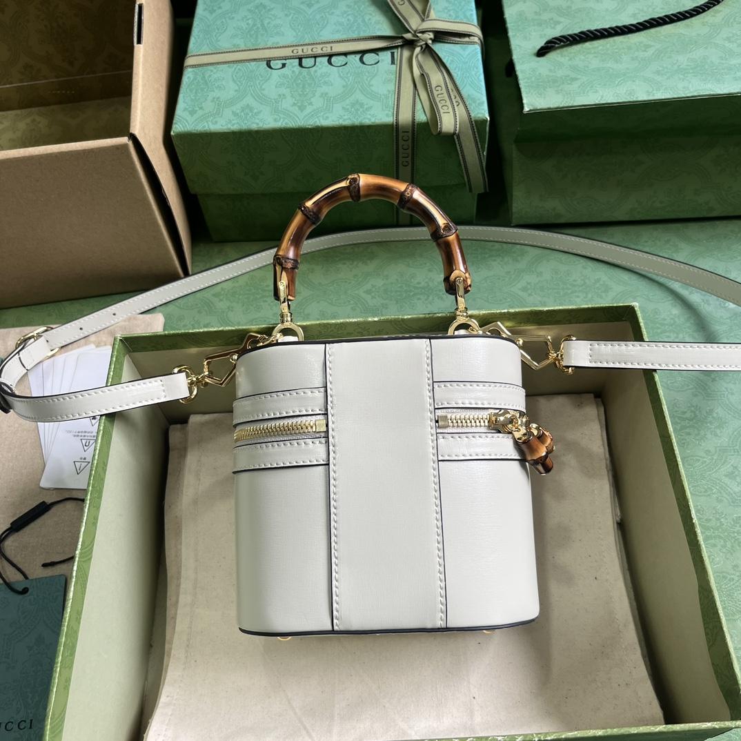 Gucci Mini Bamboo Shoulder Bag (15.5x 13.5x 4cm) - DopestKickz