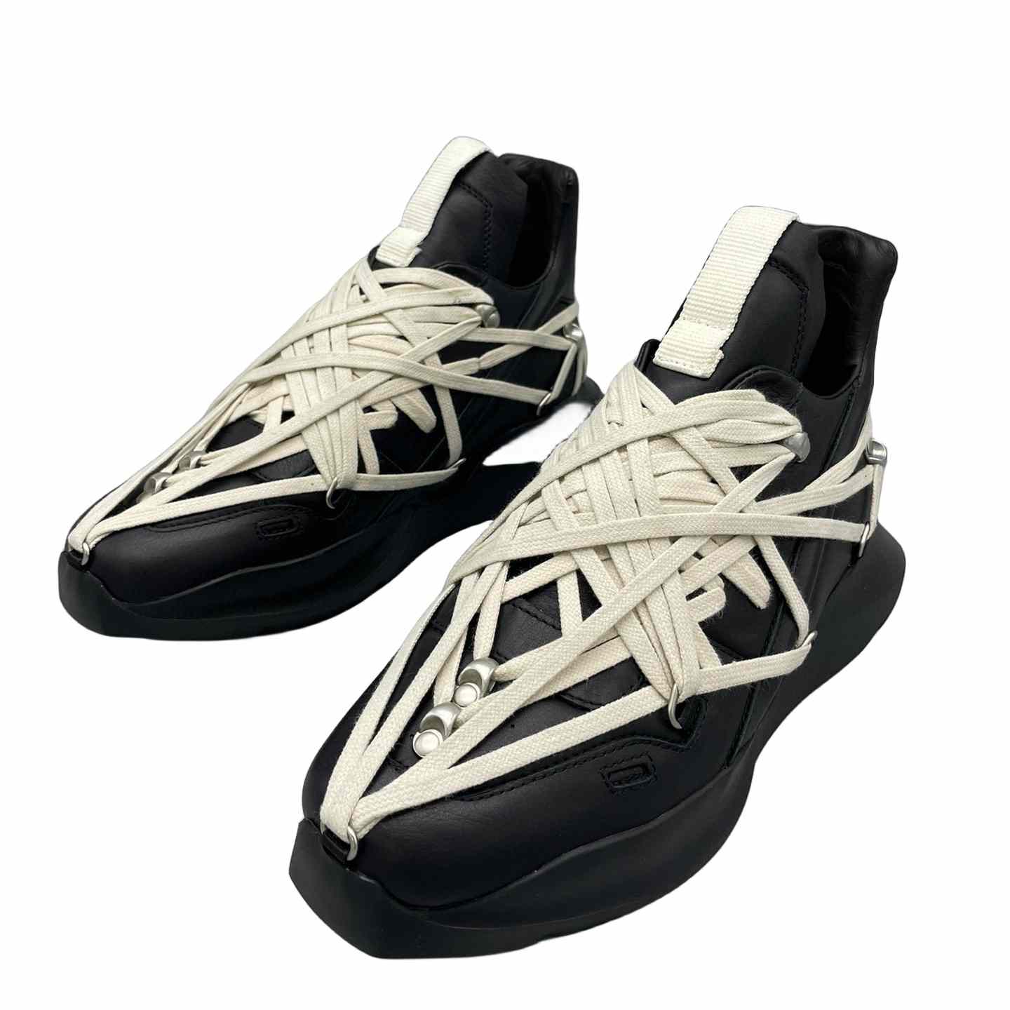 Rick Owens Geth Chunky High-top Sneakers - DopestKickz