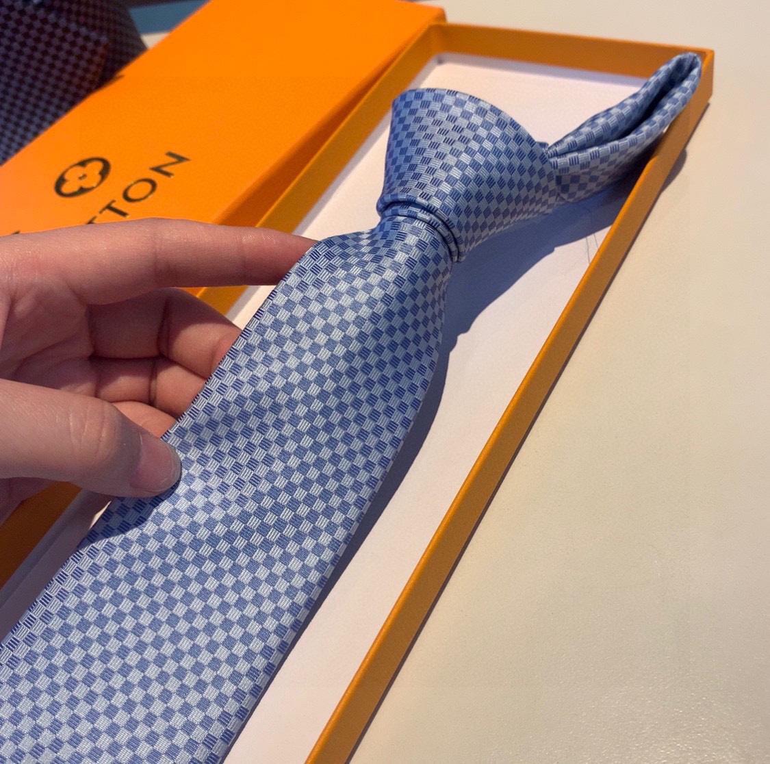 Louis Vuitton Micro Damier Tie - DopestKickz