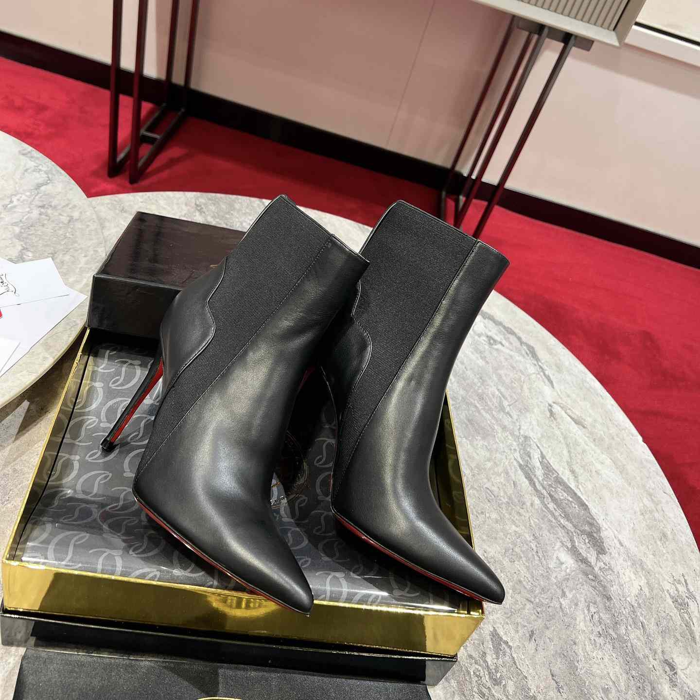 Christian Louboutin Chelsea Chick Booty 100 mm - DopestKickz