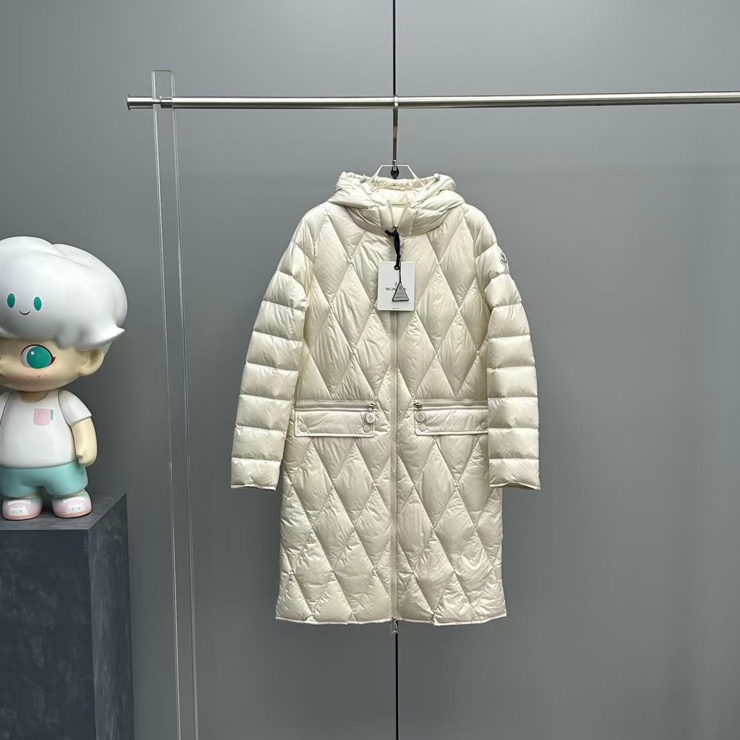 Moncler Serilong Long Down Jacket - DopestKickz