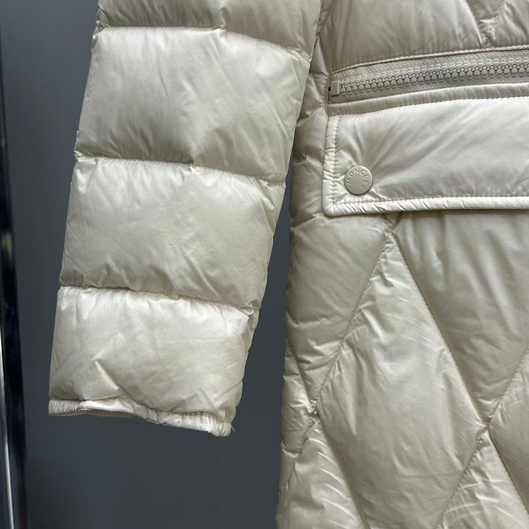 Moncler Serilong Long Down Jacket - DopestKickz