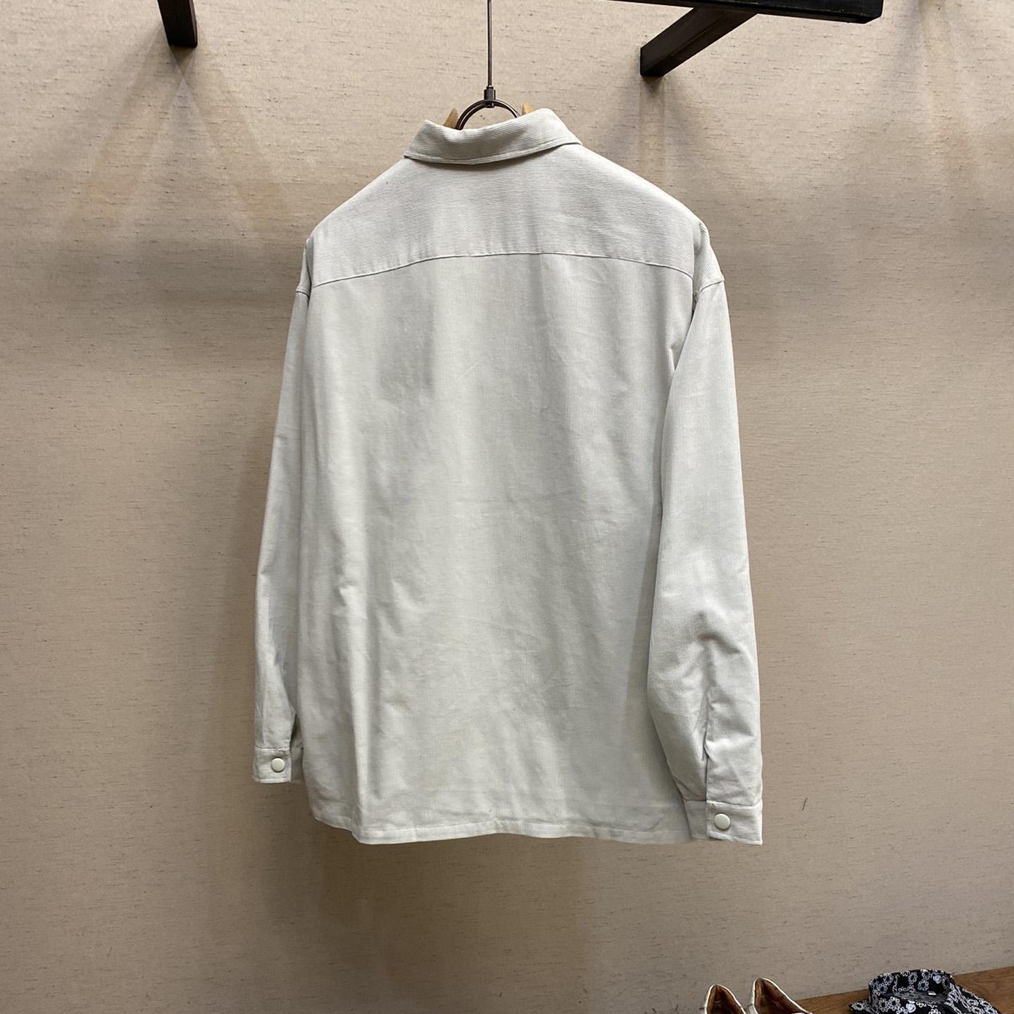 Prada Pinwale Corduroy Shirt - DopestKickz