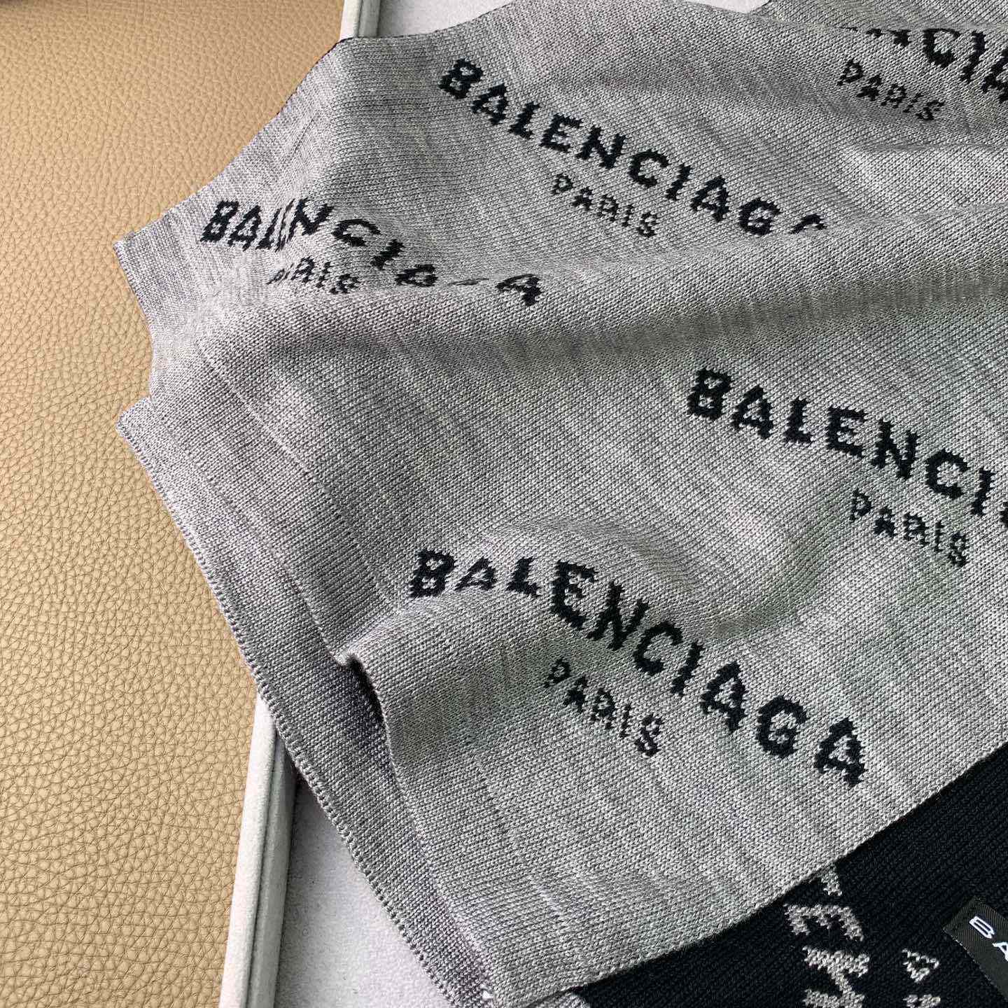Balenciaga Allover Logo Scarf - DopestKickz