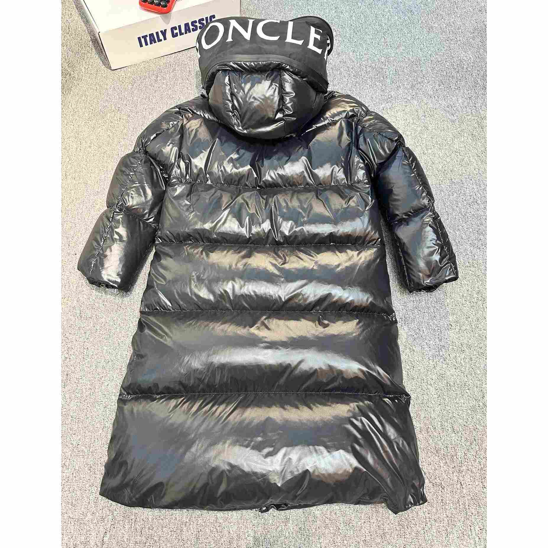 Moncler Huppelong Long Down Jacket - DopestKickz