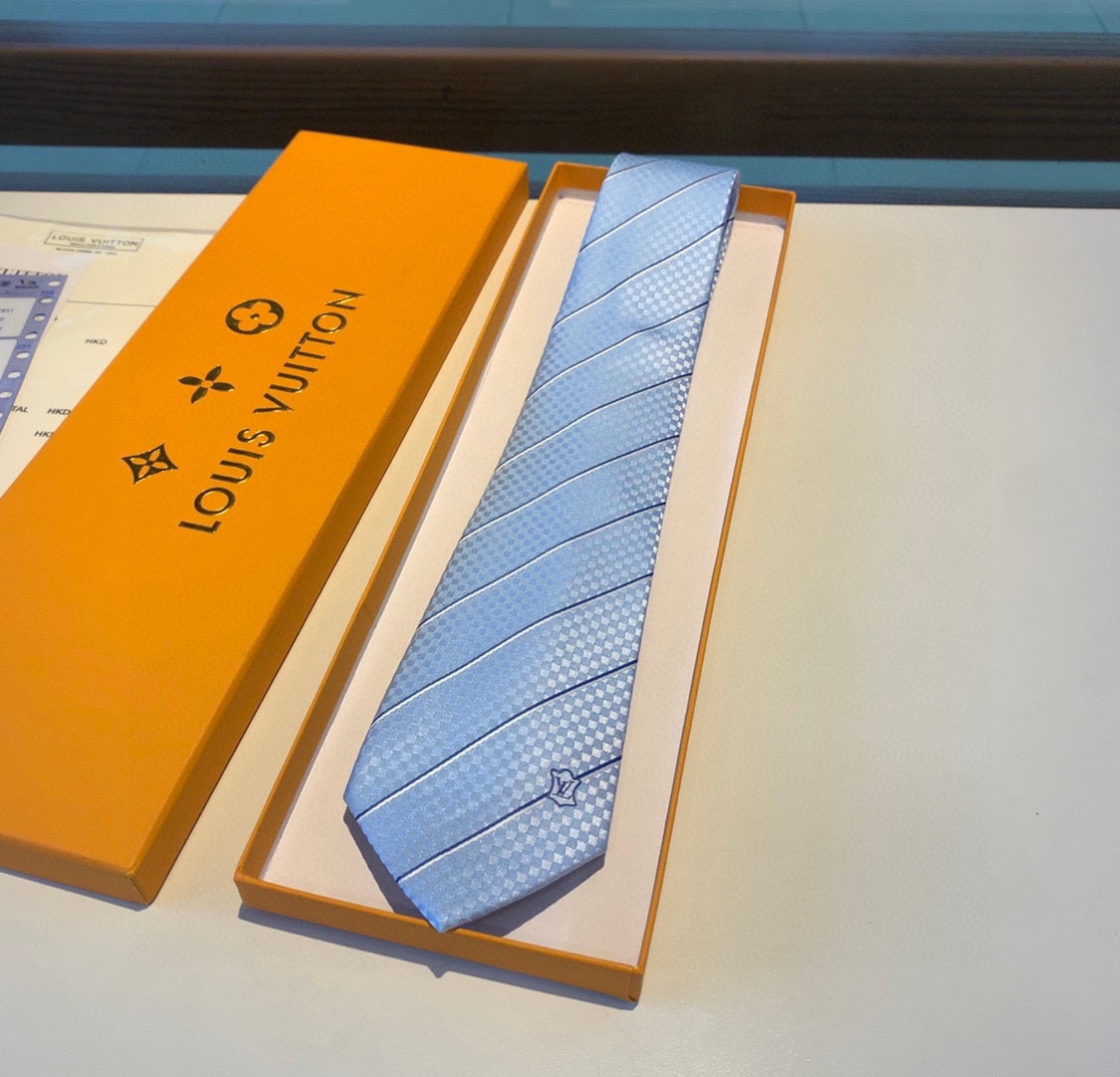 Louis Vuitton LV Thin Stripes Tie - DopestKickz