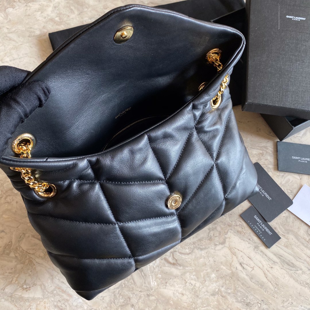 Saint Laurent Puffer Small In Nappa Leather - DopestKickz