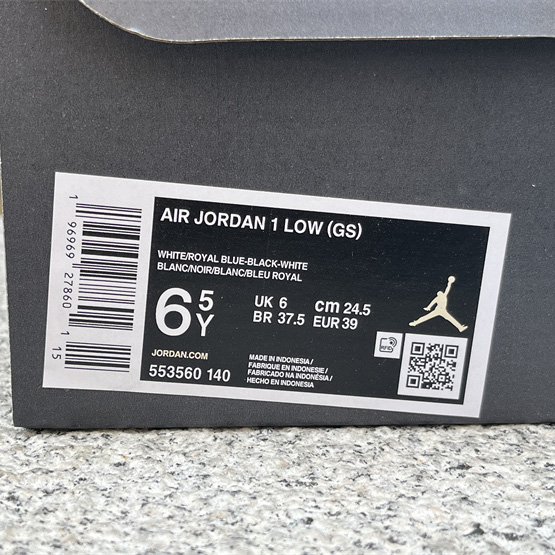 Air Jordan 1 Low Sneaker             553560-140 - DopestKickz