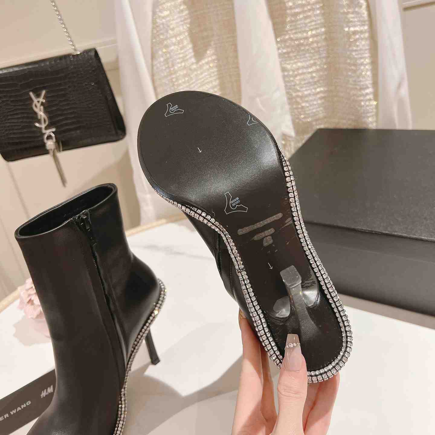Alexander Wang Nova Round Toe Ankle Boot In Leather - DopestKickz