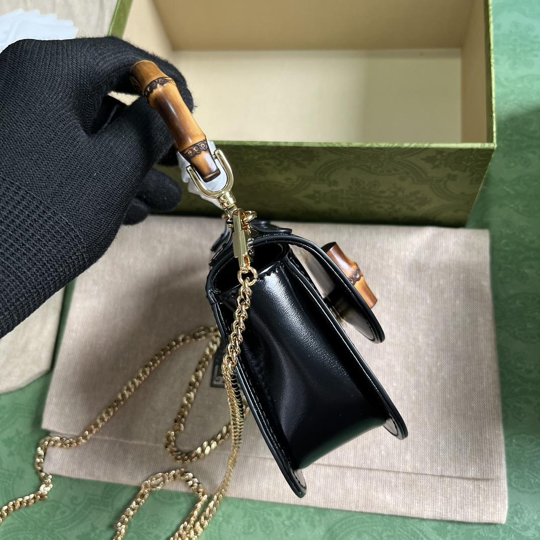 Gucci Bamboo 1947 Super Mini Bag (18.5x 12x 5.5cm) - DopestKickz