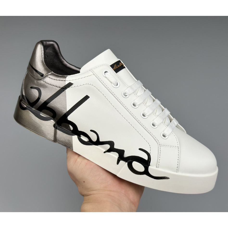 Dolce & Gabbana Leather Sneakers - DopestKickz