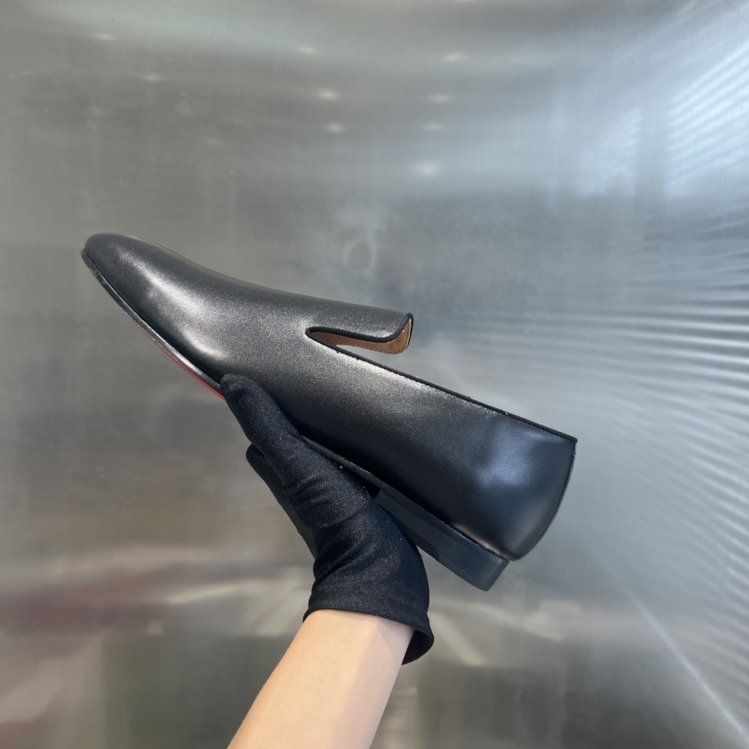 Christian Louboutin Dandelion Slip-On Loafers - DopestKickz