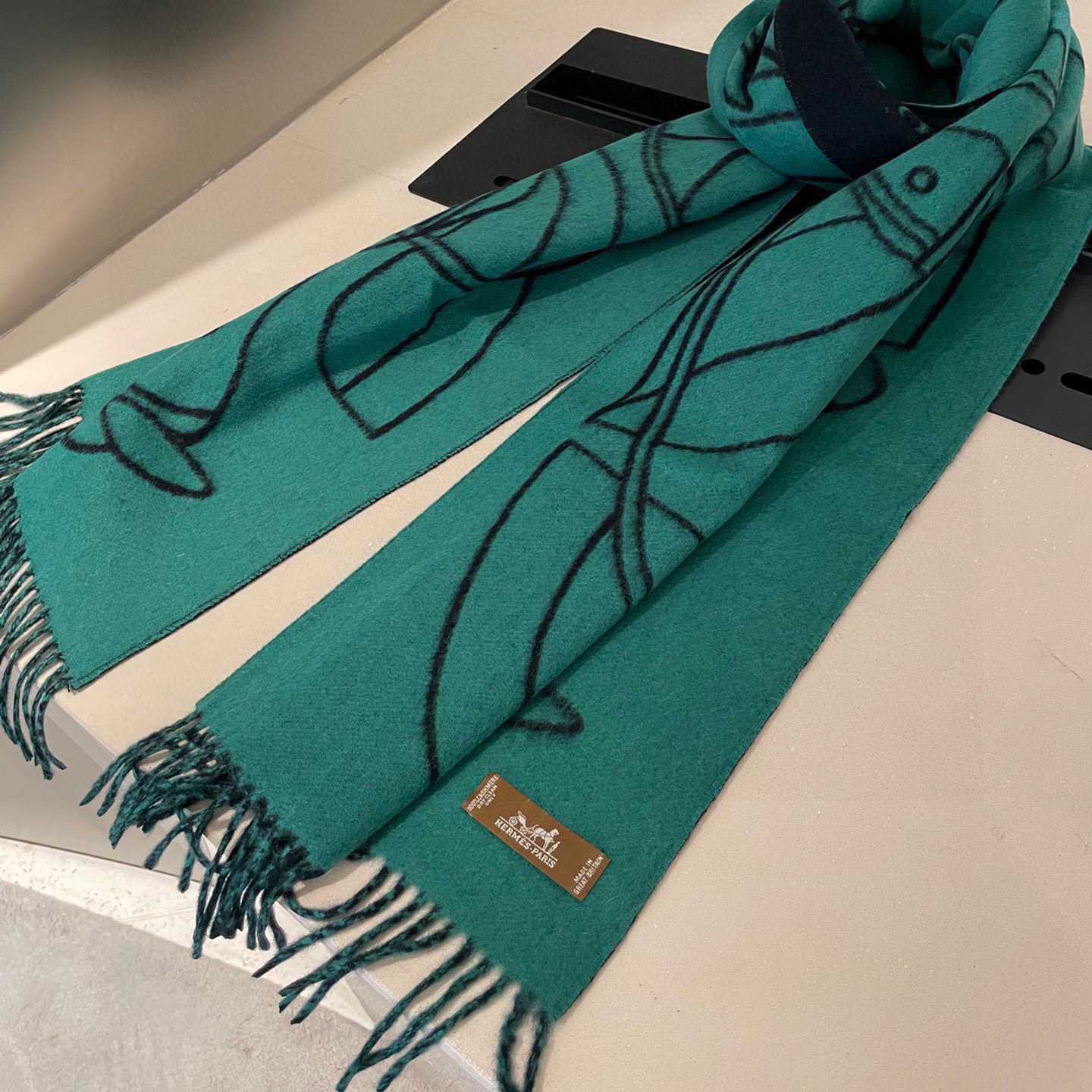 Hermes Casaque Entrelacs Equestres muffler  - DopestKickz