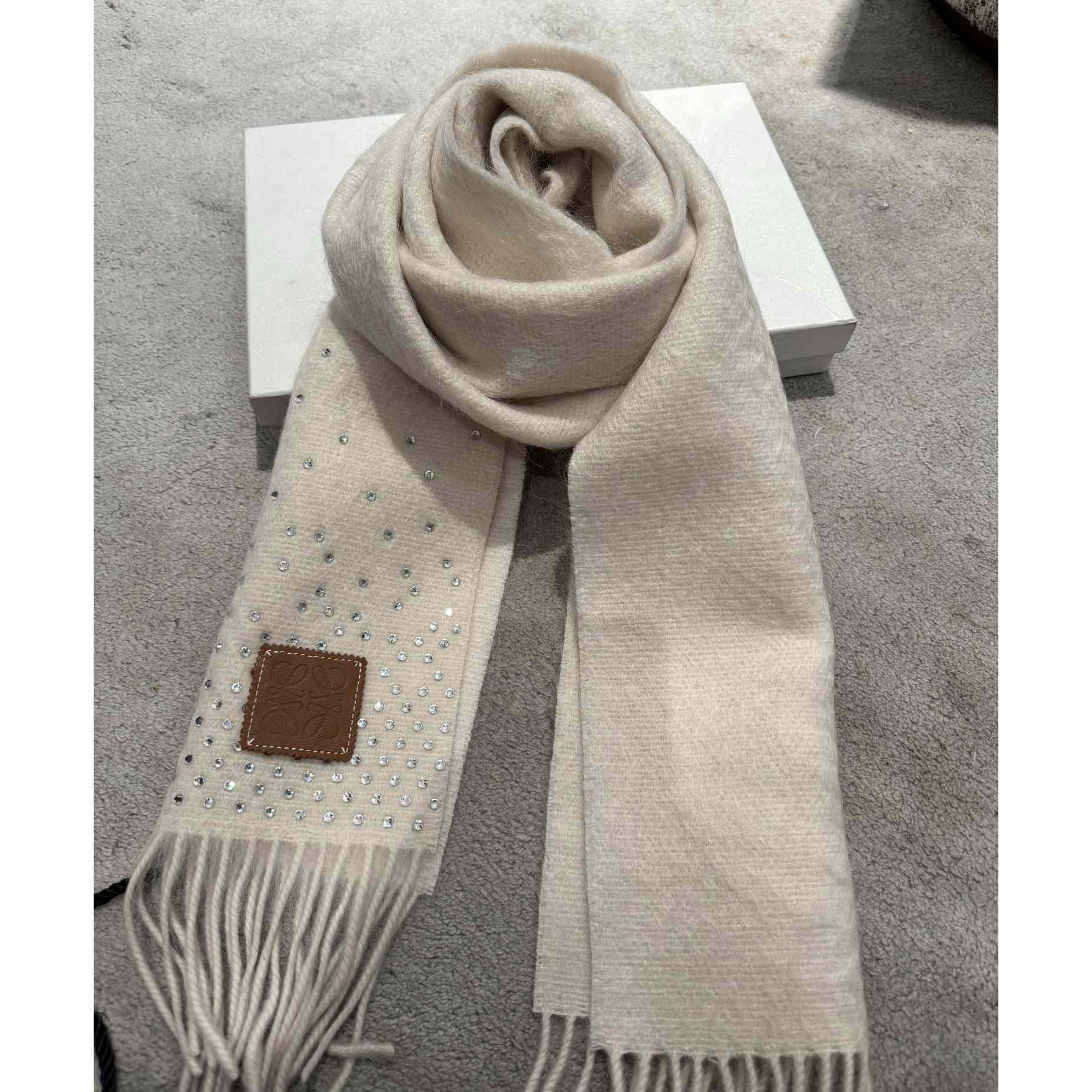 Loewe Scarf In Mohair And Wool - DopestKickz