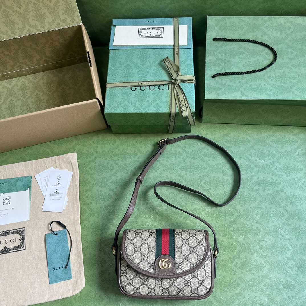 Gucci Ophidia GG Mini Shoulder Bag (19x 13x 5cm) - DopestKickz