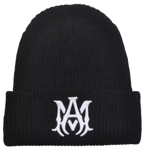 Amiri Logo-embroidered Ribbed-knit Beanie - DopestKickz