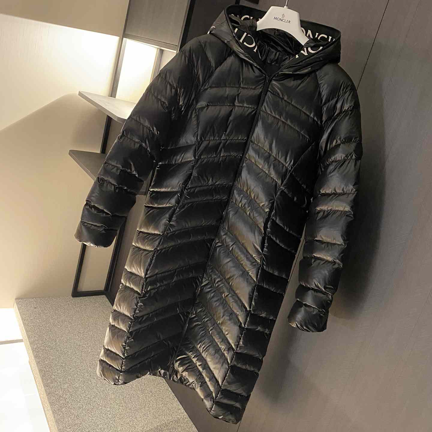 Moncler Tumen Long Down Jacket - DopestKickz