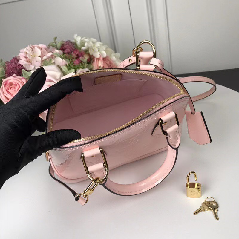 Louis Vuitton Alma Bb Patent Pink  (23.5-17.5-11cm)   - DopestKickz