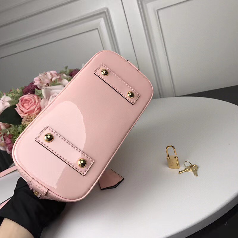 Louis Vuitton Alma Bb Patent Pink  (23.5-17.5-11cm)   - DopestKickz