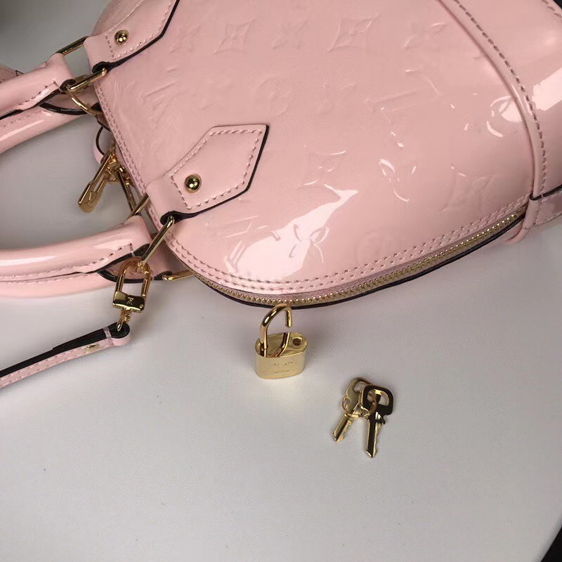 Louis Vuitton Alma Bb Patent Pink  (23.5-17.5-11cm)   - DopestKickz