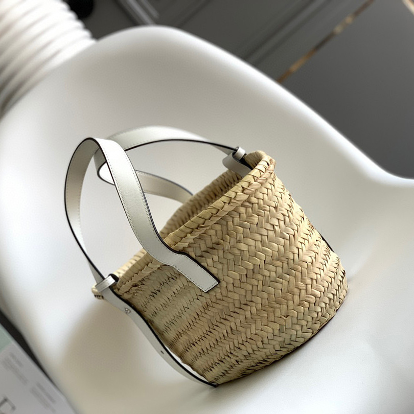 Loewe Leather Logo Basket - DopestKickz
