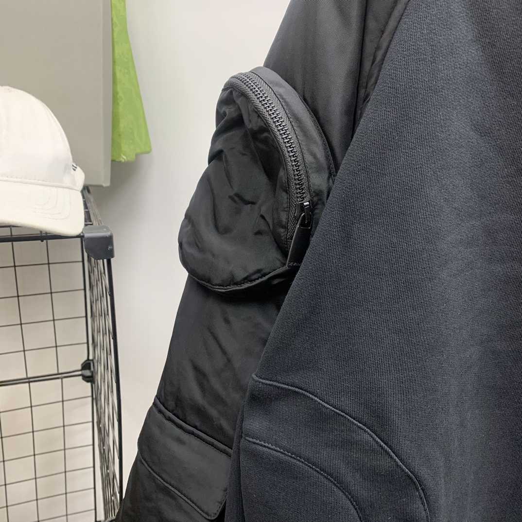 Off White Patch Arr Halfzip Tech Crewn Black No Co - DopestKickz