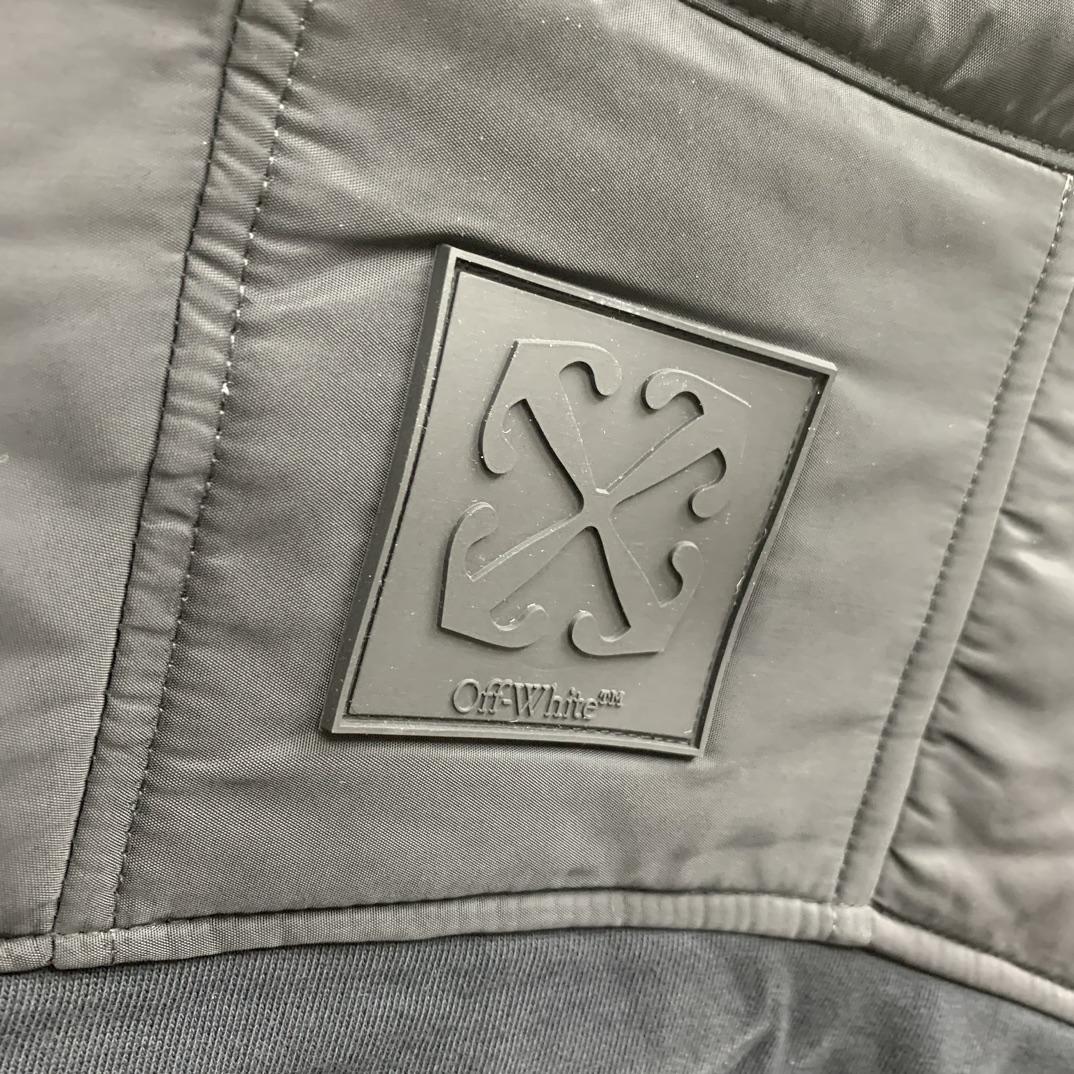 Off White Patch Arr Halfzip Tech Crewn Black No Co - DopestKickz