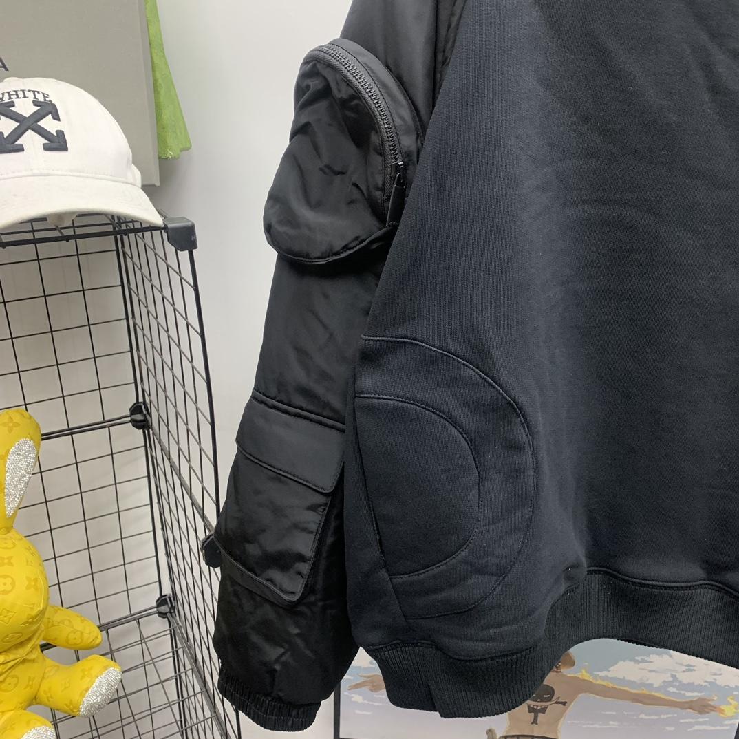 Off White Patch Arr Halfzip Tech Crewn Black No Co - DopestKickz