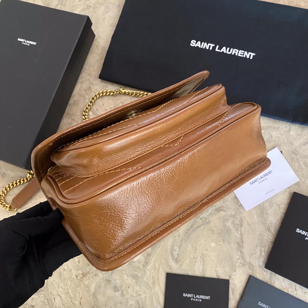 Saint Laurent Niki Medium In Vintage Leather (22×16×12cm) - DopestKickz