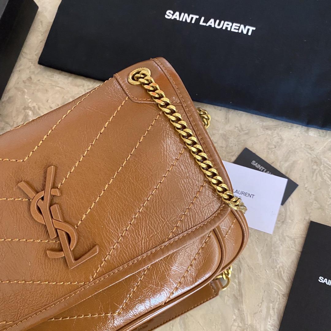 Saint Laurent Niki Medium In Vintage Leather (22×16×12cm) - DopestKickz
