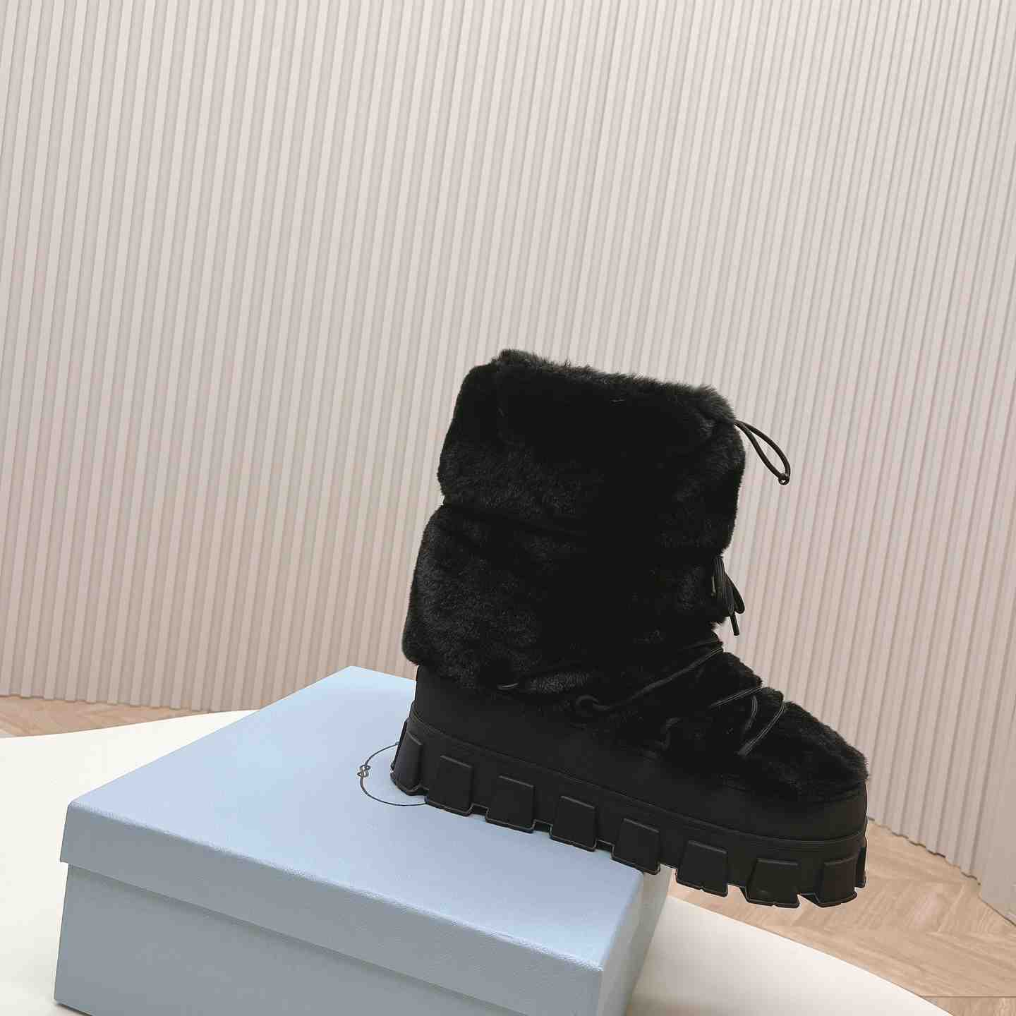 Prada Shearling Apres-ski Boots - DopestKickz