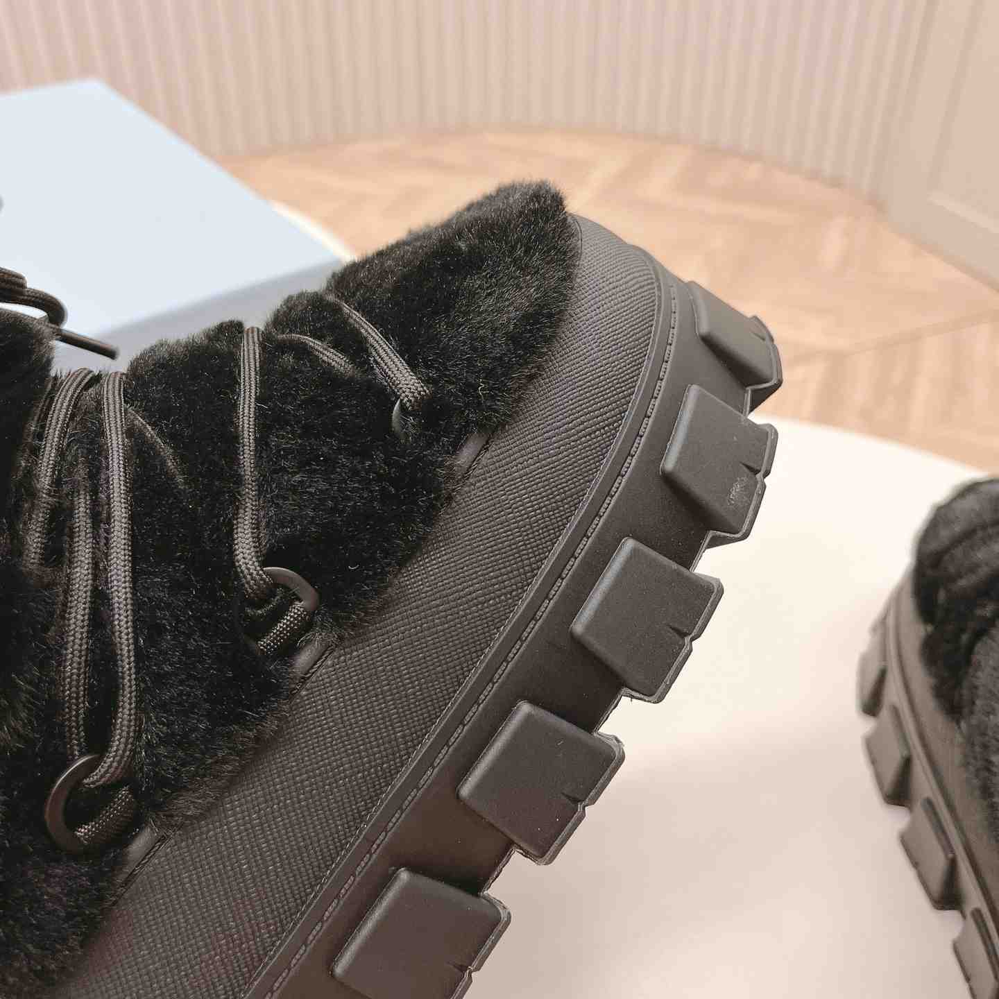 Prada Shearling Apres-ski Boots - DopestKickz