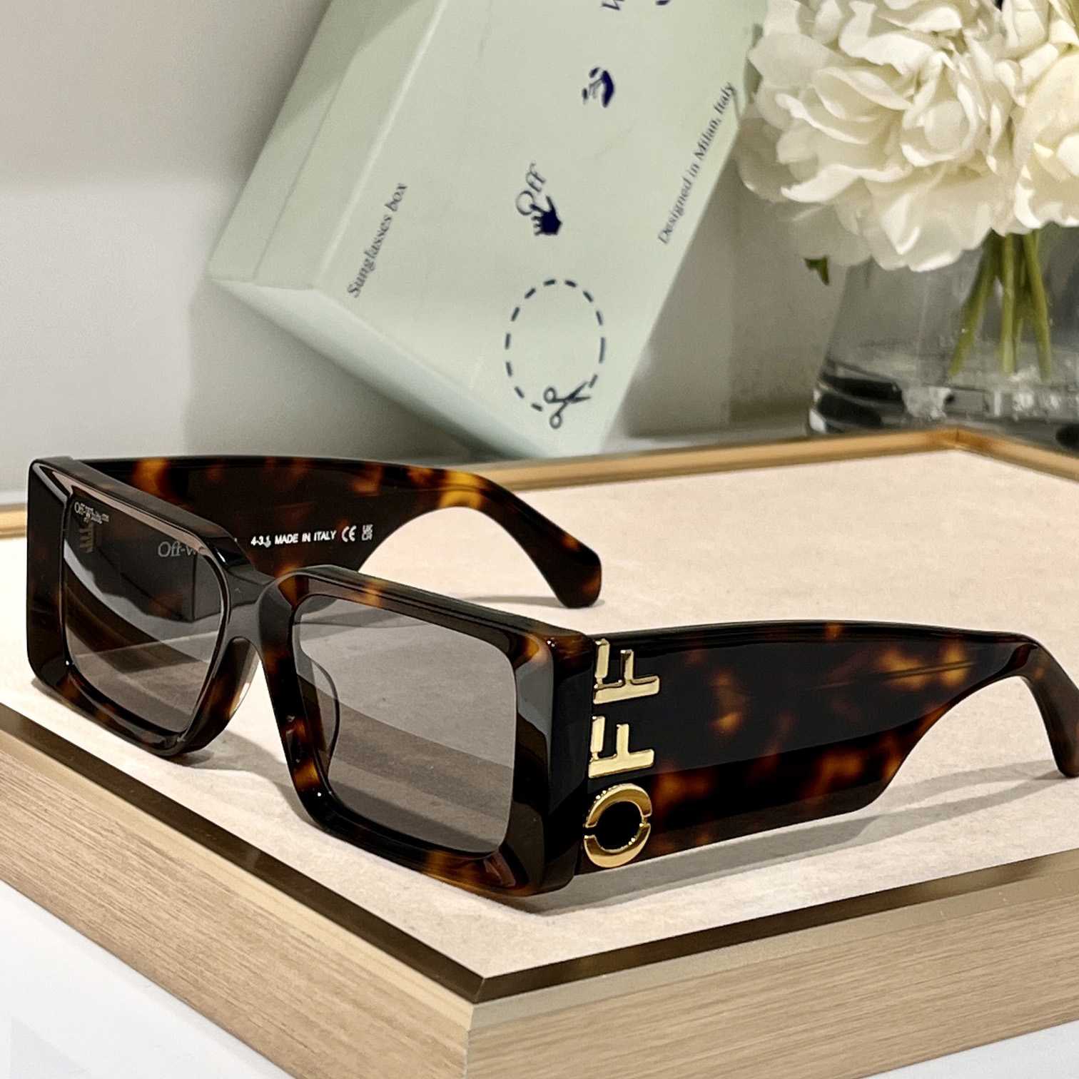 Off White Milano Square-Frame Acetate Sunglasses    OERI097 - DopestKickz