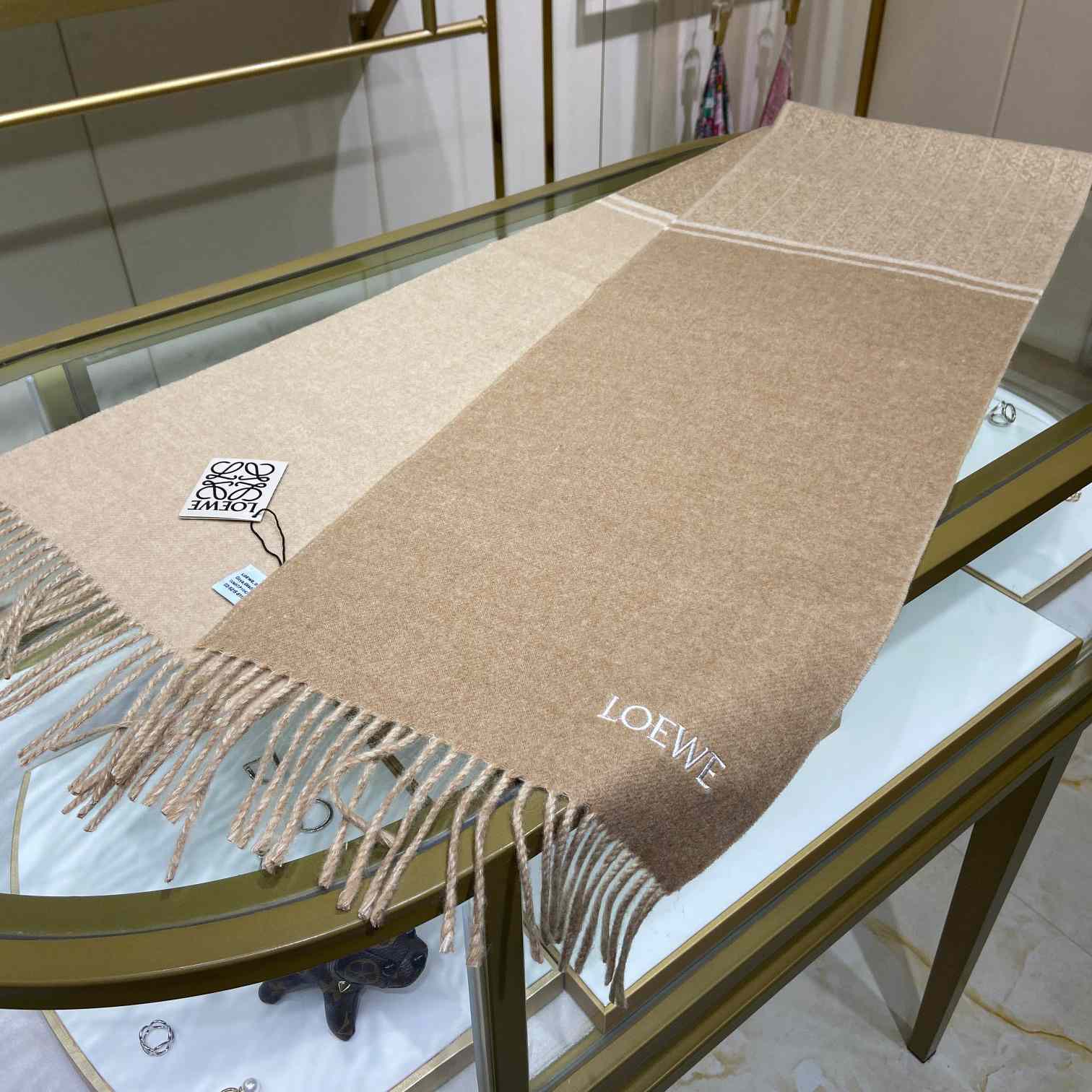 Loewe Scarf In Wool And Cashmere - DopestKickz