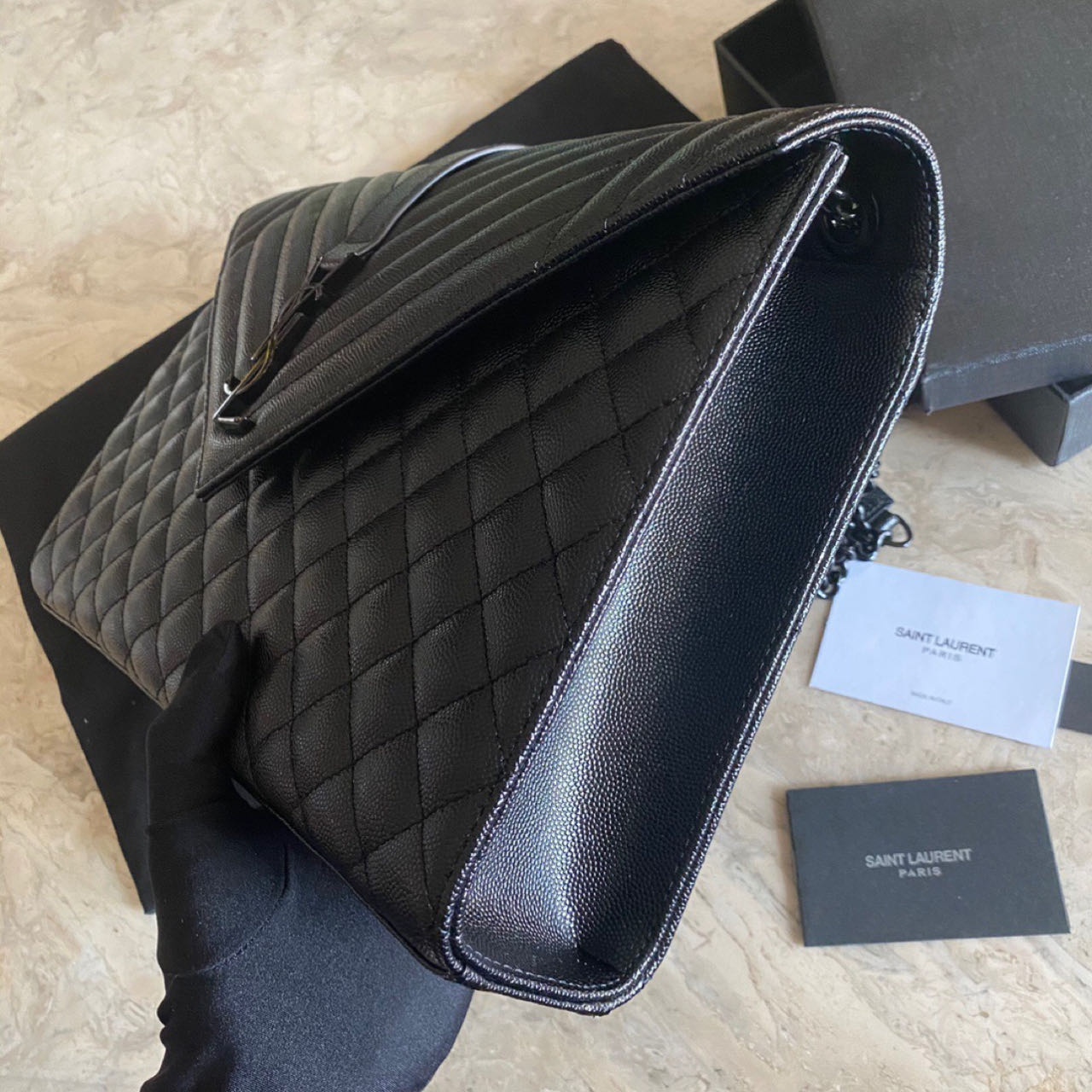 Saint Laurent Envelope Chain Bag (31-21-7 cm) - DopestKickz