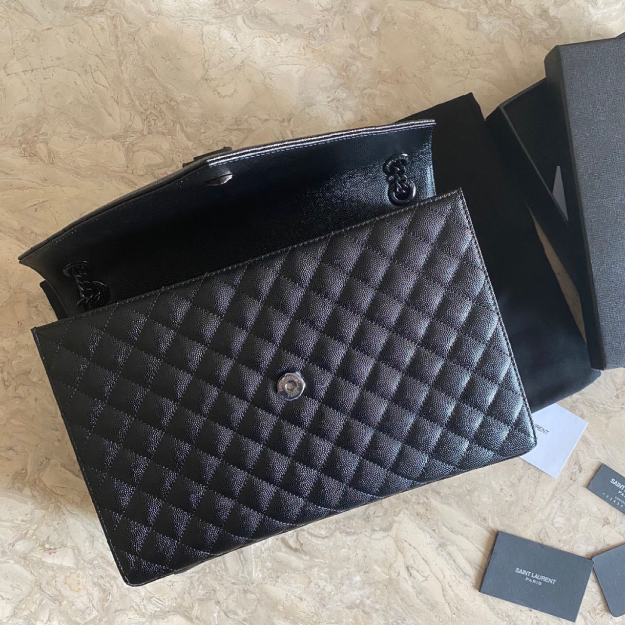 Saint Laurent Envelope Chain Bag (31-21-7 cm) - DopestKickz