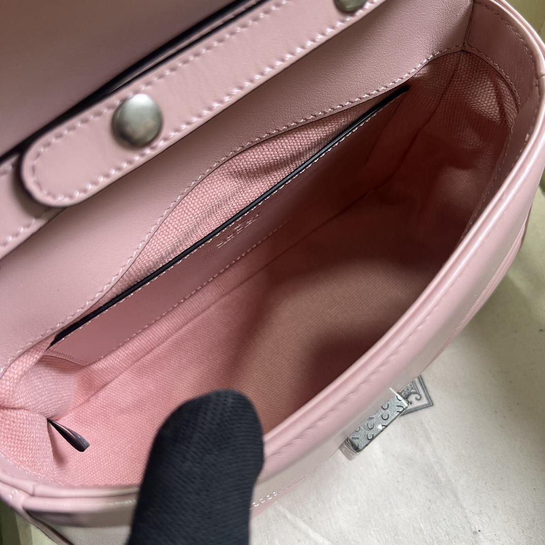 Gucci GG Marmont Mini Top Handle Bag(21-15.5-8cm) - DopestKickz