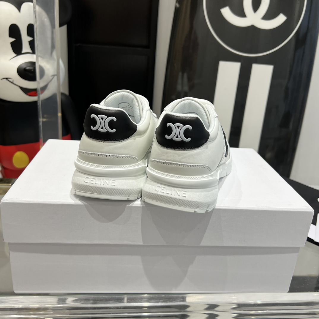 Celine Runner CR-02 Low Lace-up Sneaker In Calfskin - DopestKickz